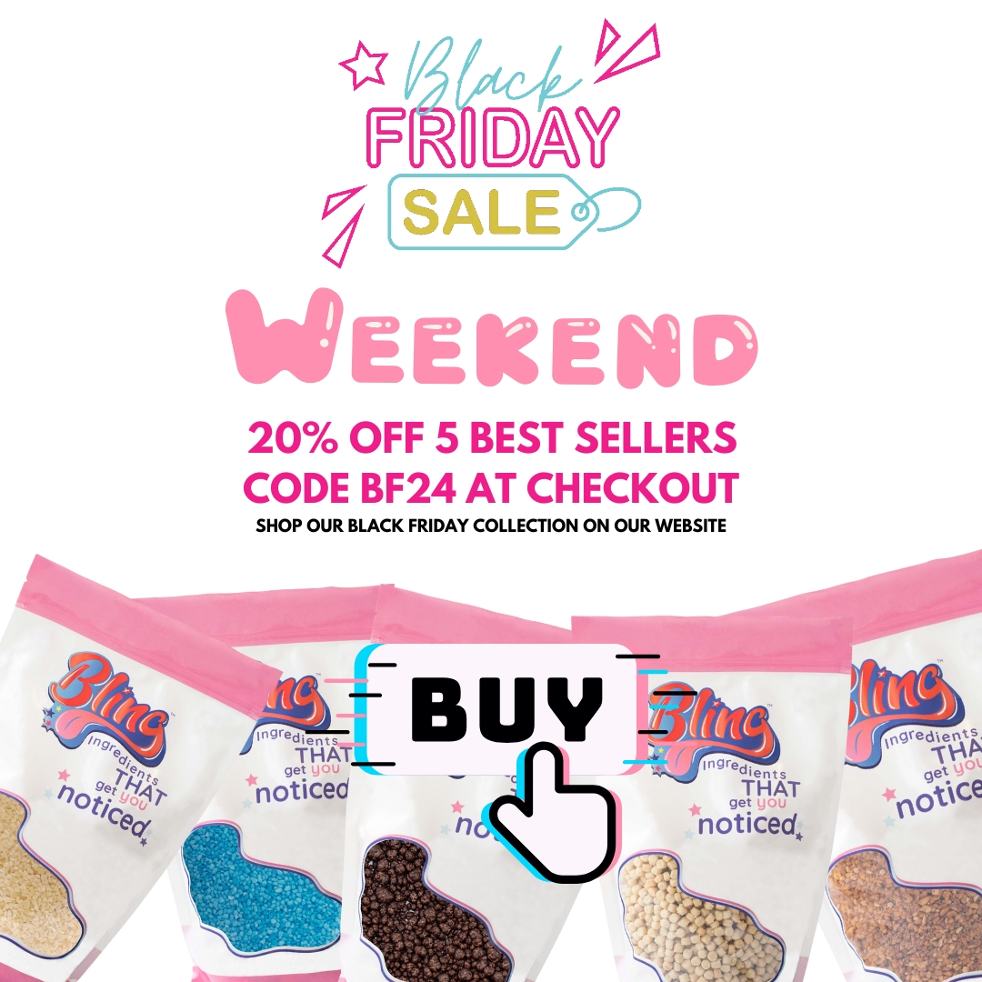 Our Weekend Black Friday Deals!

We've slashed the prices on 5 of our most popular products!

Head to the website to find out whats on offer!

Simply add to your cart and apply the code BF24 at the checkout! 🤟

blingingredients.com/collections/bl…