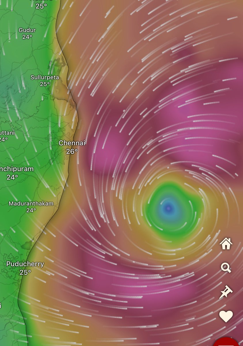 gmots's tweet photo. Landed right into the eye of #CycloneFengal

Thanks to absolutely brilliant piloting skills of @IndiGo6E  captain. 

Runway and taxiway almost flooded. 

#chennaiairport #ChennaiRainAlert https://t.co/S4oD3W2Tqh