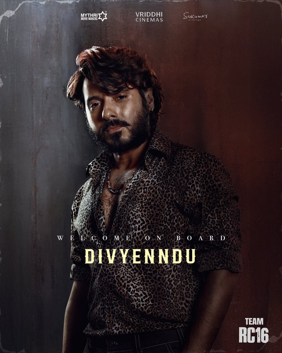 Our Bhayya…
Your Bhayya…
MUNNA BHAYYA! 

Welcome onboard dear <a href="/divyenndu/">divyenndu</a> brother 🤍🤗
Let’s rock it💥

#RC16