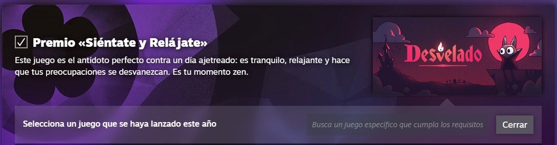 nomine a runa y desvelado para los steam awards :3 si quieren hacerlo mortal, ayudemos a la industria local &lt;3
<a href="/FannyPackStu/">Runa & the Chaikurú Legacy 🎮</a> <a href="/pablo__cuello/">Pablo Cuello - Desvelado out Now!</a>