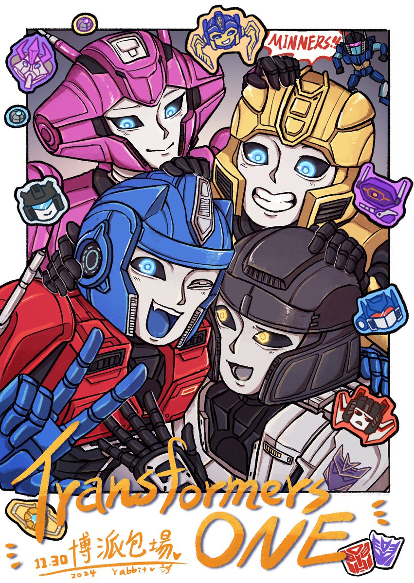 applerabbit1020's tweet photo. Orion: What's this?! 
OH!! I have an idea!! Let's take a picture~

博派包場的小卡卡🤤(極限壓線完成((

#TransformersOne #OrionPax #D16 #B127 #ElitaOne https://t.co/YrcL2fXKX7
