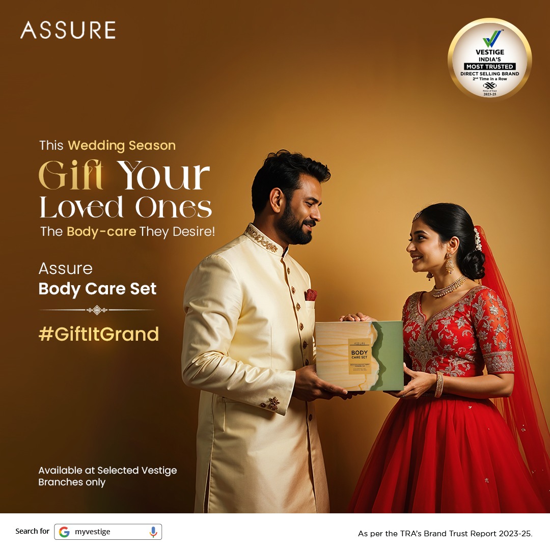 vestigemkt's tweet photo. This wedding season, make your gift truly memorable by giving the newly-wed couple something they'll love and cherish.
The Assure Body Care Set is the perfect way to pamper your friend with a thoughtful and luxurious gift.
Buy now!
#AssuranceWithAssure #AssureGiftPack https://t.co/XW6tMv6gfG