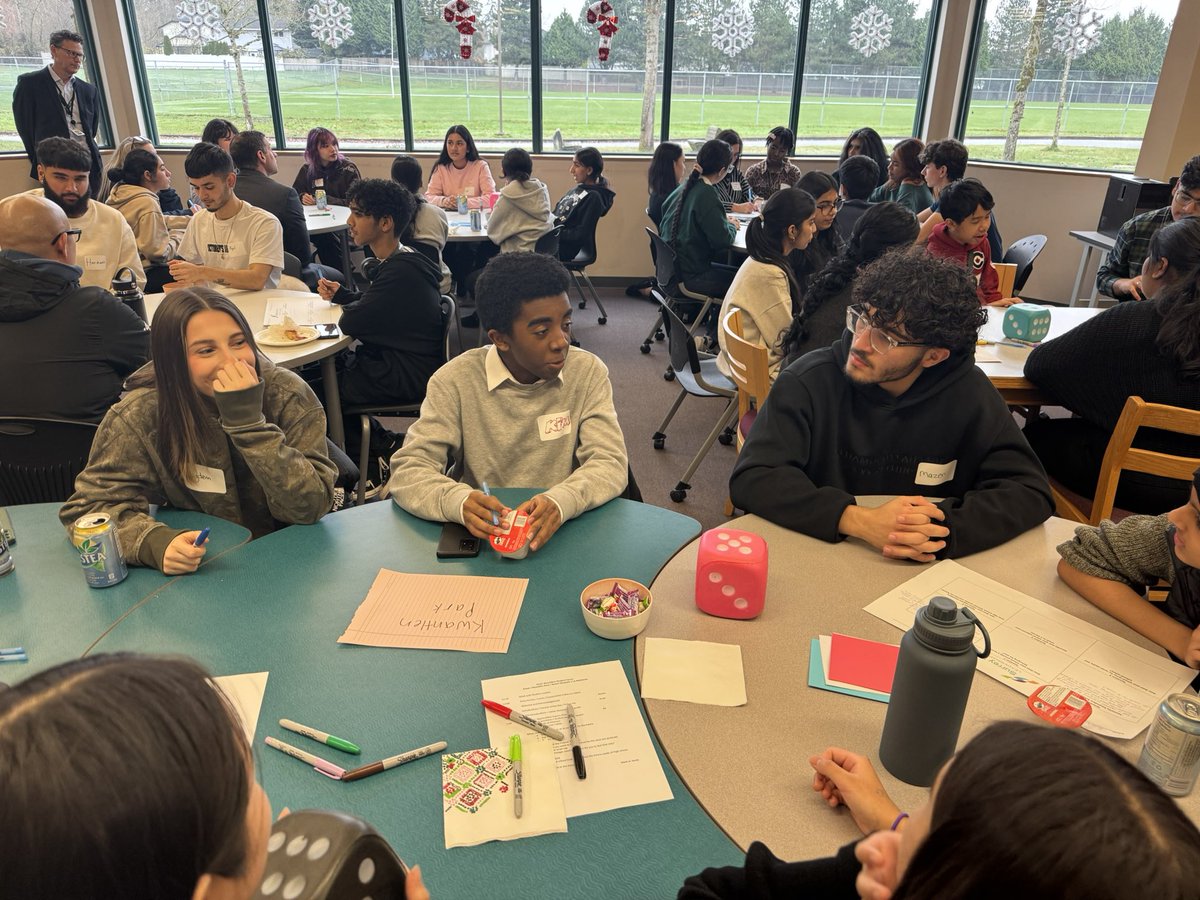 We have amazing students in <a href="/Surrey_Schools/">Surrey Schools</a>  Sixty students from Kwantlen Park, LA Matheson, Queen Elizabeth and Enver Creek gathered together today to share their stories and hopes for the future.  We are listening. #studentvoice