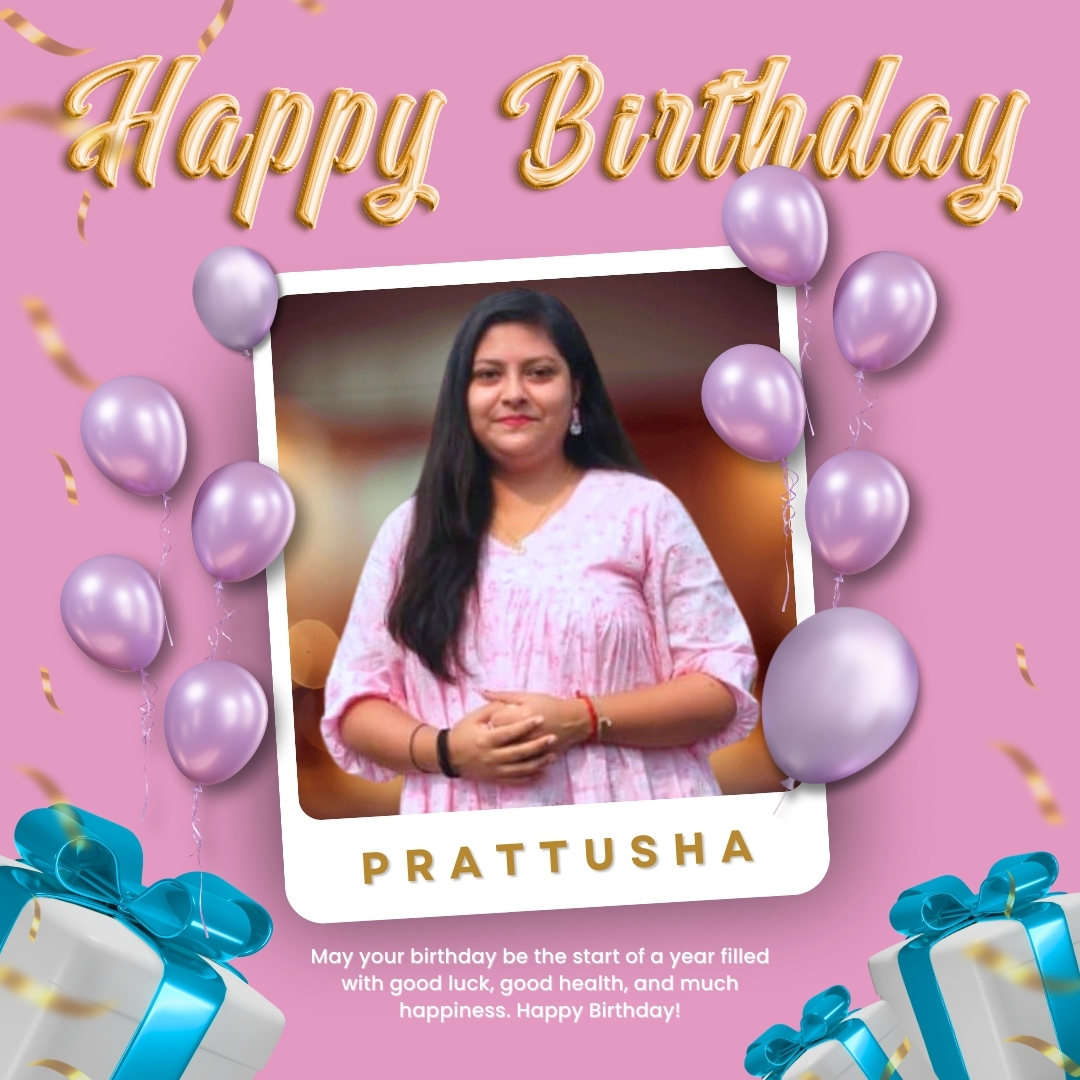 babusiyaa's tweet photo. Happy Birthday Prattusha
On behalf of the entire team, I wish you a very Happy Birthday! May your day be filled with joy, laughter, and wonderful moments with your loved ones.

Enjoy your special day to the fullest!
Feel Free to Contact us: 9830231206 | 6292111100 https://t.co/v7BfVoYCN9