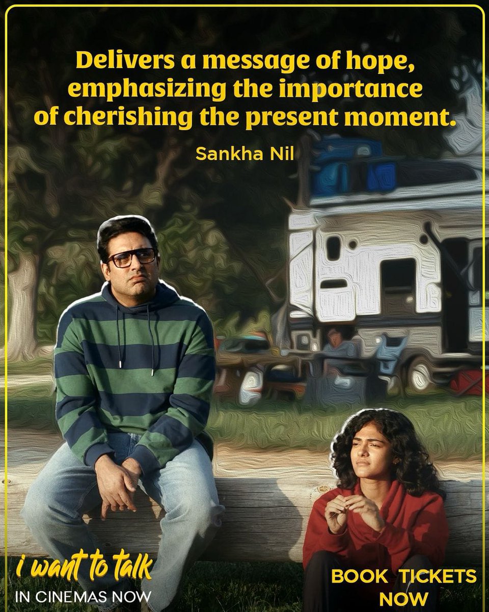 Very osm storyline hain #IWantToTalk ki jisme  #AbhishekBachchan ne apne kaam se aur jaan daal di