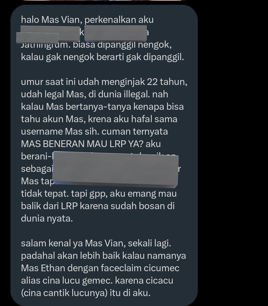 blackdarez's tweet photo. ㅤ

( Si rusuh muncul juga, kalo kontekan terus kayaknya udah setahun kenal. Dari jaman Javindra wkwk )
ㅤㅤㅤ https://t.co/1ewOps0vtu