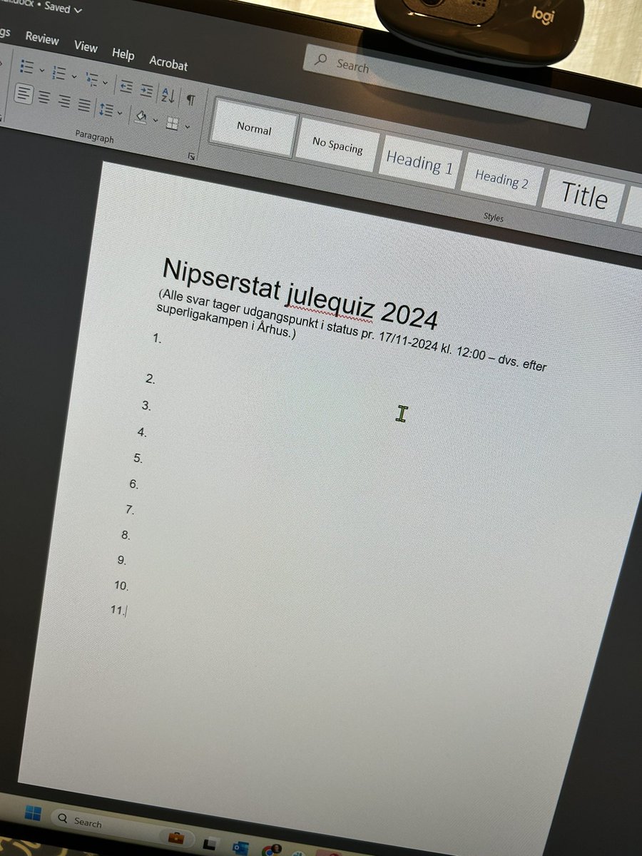På Nipserstat havde vi julefrokost i sidste weekend og som altid var der en quiz. Hvis du vil have en kopi af spørgsmålene og svarene, så send en mail til nipserstat@gmail.com 🎅 #fcklive