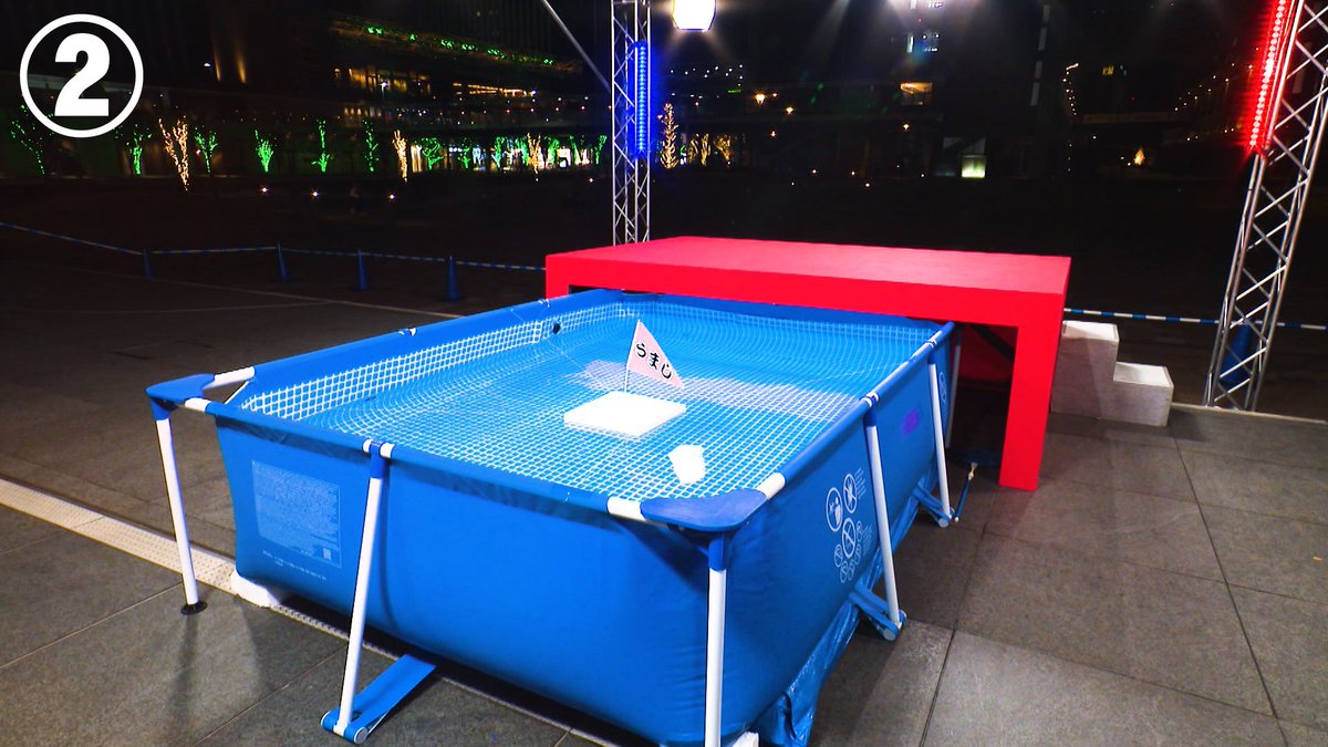 問題です。 中京テレビの隣りの公園に、年末になると出現する屋外特設