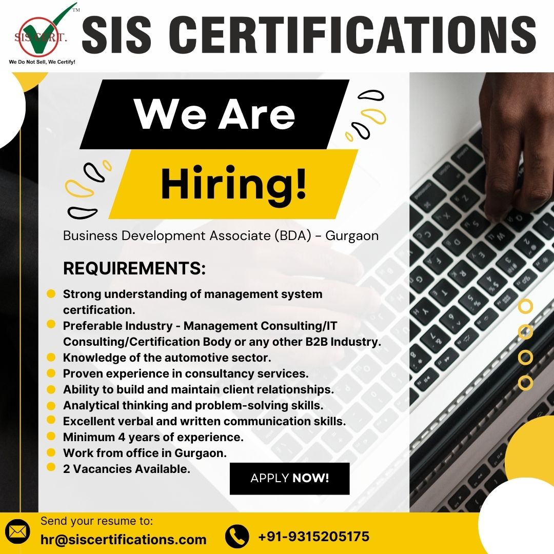 SIS Certifications tweet media