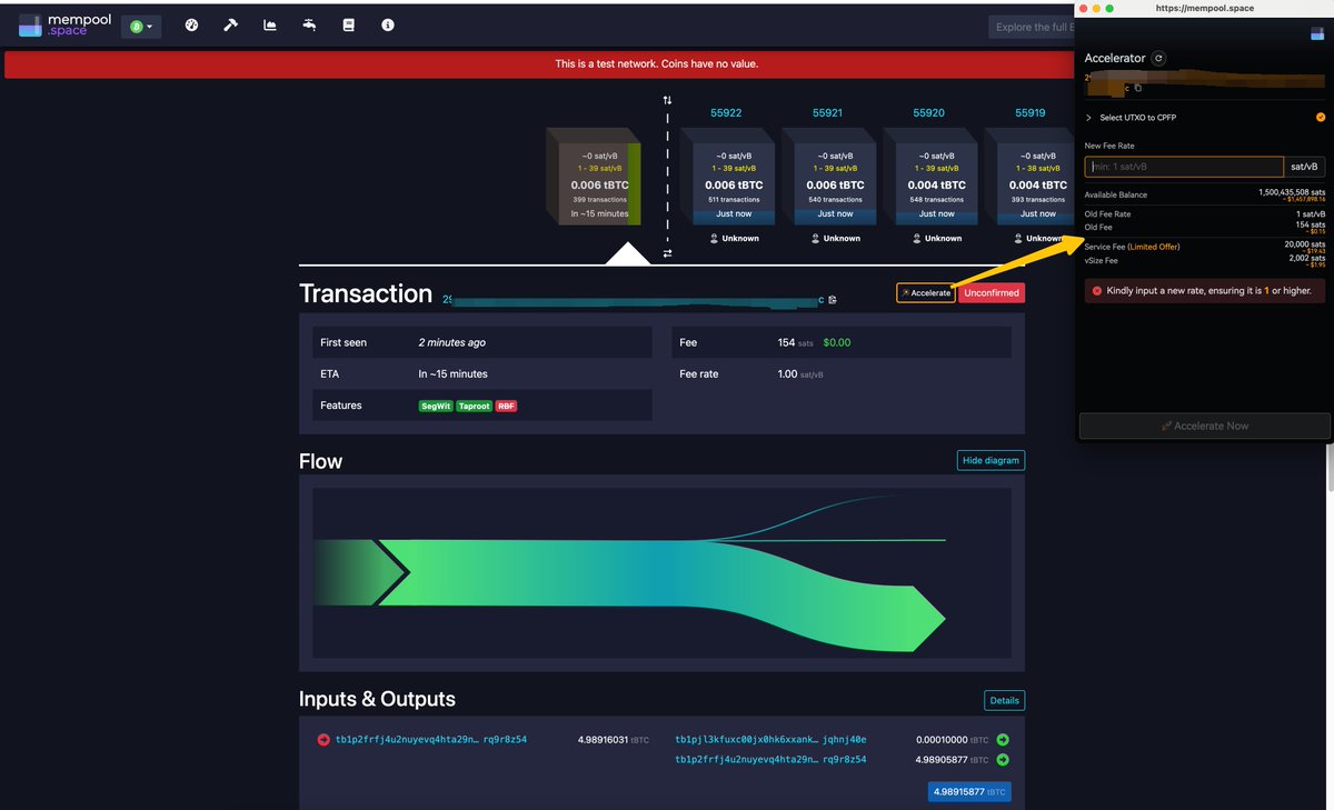 🚀 Now you can accelerate your #Bitcoin transactions with <a href="/wizzwallet/">Wizz Wallet 🧙⚛️ - Make Bitcoin Magical Again</a> on mempool.space 🌪️