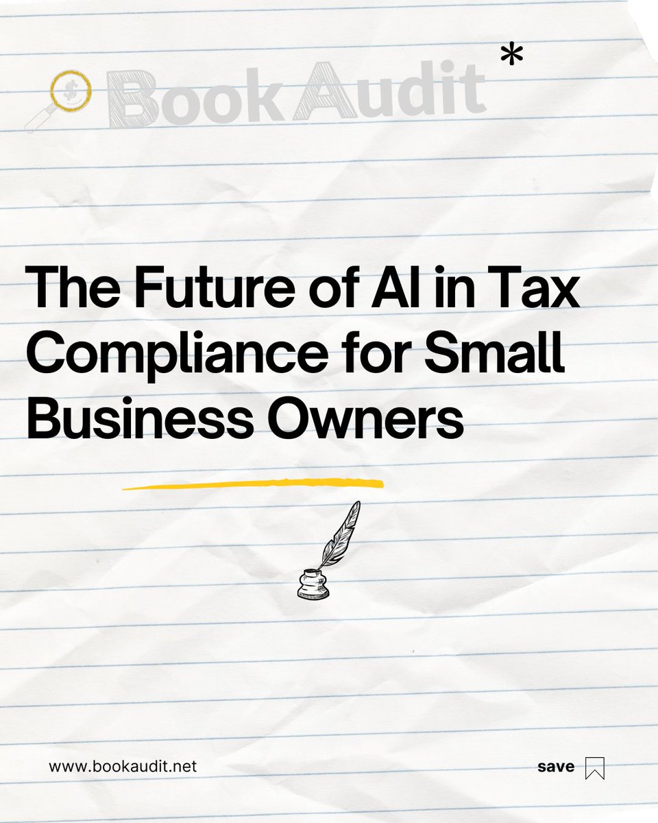 bookaudit's tweet photo. 🚀 AI is transforming tax compliance for small businesses! Predictive analytics &amp; machine learning simplify obligations, adapt to changes, and ensure global compliance. 🌍💼

#AIFuture #TaxCompliance #SmallBusinessAI #BusinessGrowth https://t.co/4lpUR1DW0d