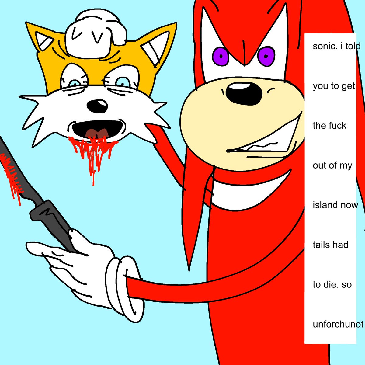 GlizziP's tweet photo. #tailsgetstrolled alternate universe https://t.co/vxMFMkGxc7