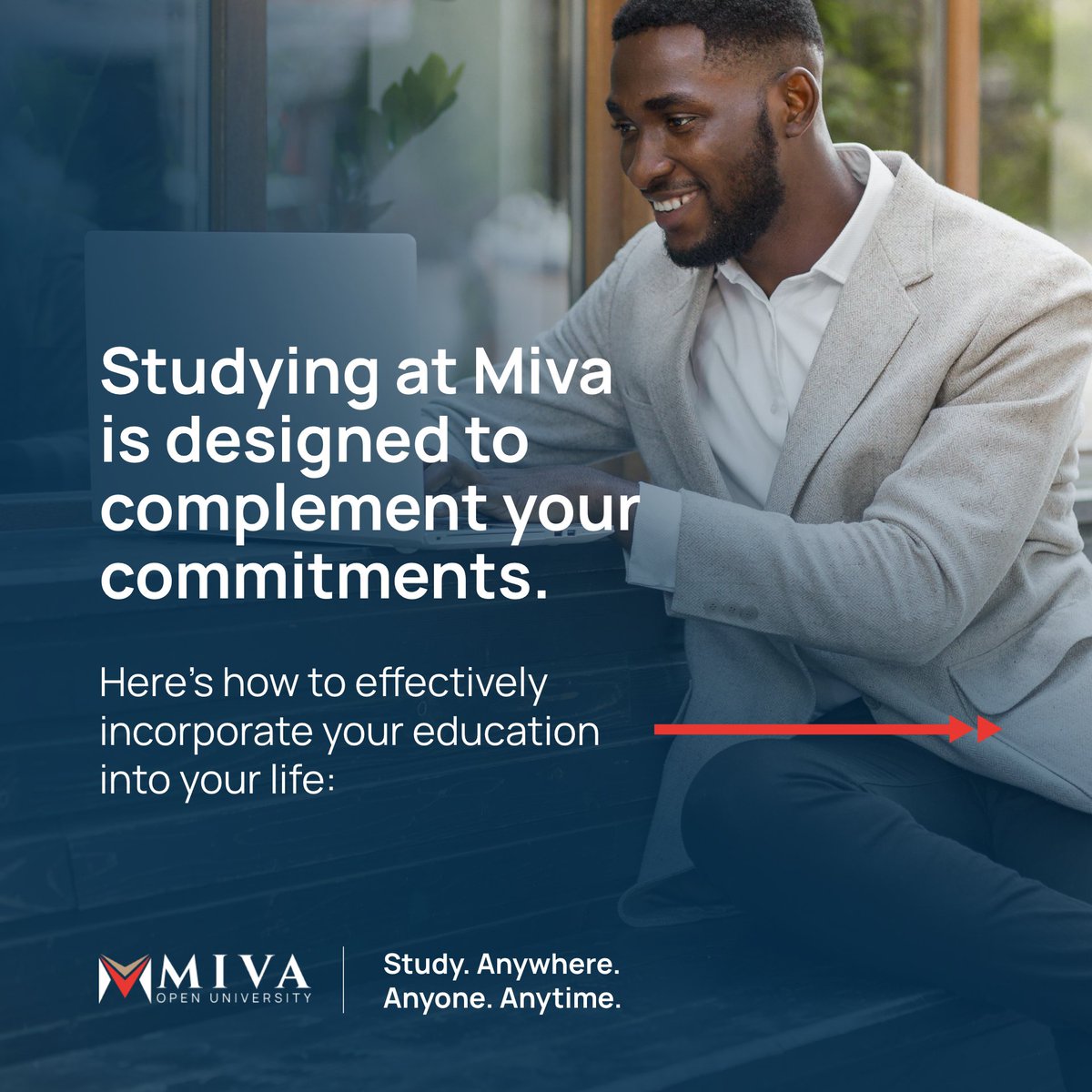 mivauniversity's tweet photo. It is possible to have other commitments while studying at Miva, and we’re here to help you make it happen! 

Swipe through for tips on creating a schedule that works, setting goals, and finding time for self-care. 

With the right approach, you can stay on top of it all. 🚀📚 https://t.co/NPR6SWMuFh