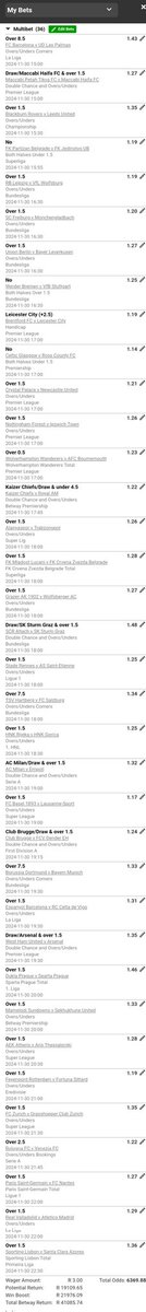 #BetwayCodes #BetwaySquad I just placed a bet with Betway. Tap here to copy my bet or search for this booking code in the Multi Bet betslip X8612C16B betway.co.za/bookabet/X8612… ✂️ &amp; Edit