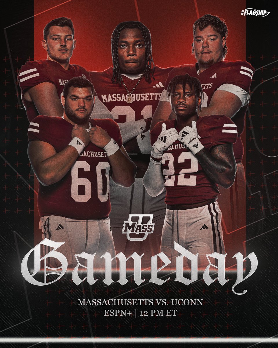 Rivalry game on Senior Day!

🆚 UConn
🏟️ McGuirk Alumni Stadium
⏰ 12 PM
📺 ESPN+
📊 bit.ly/4icOkq4
🎟️ bit.ly/4g33Fay

#Flagship 🚩