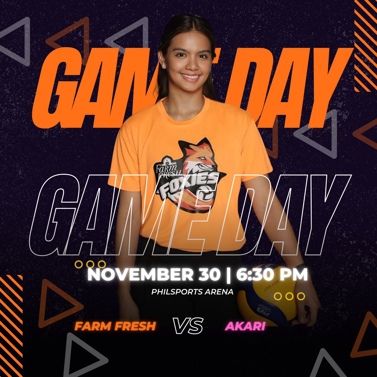 caitlinityofc's tweet photo. Get ready to show your support for Caitlin Viray and the whole Farm Fresh Foxies as they face Akari!

Clappers and bubble heads are available! Make sure to see Caitlinity Admins for your cheering essential.

See you, Caitlinity and Foxies!🦊🧡

#Al4Cait 🌻 https://t.co/RHEvvEPvMq