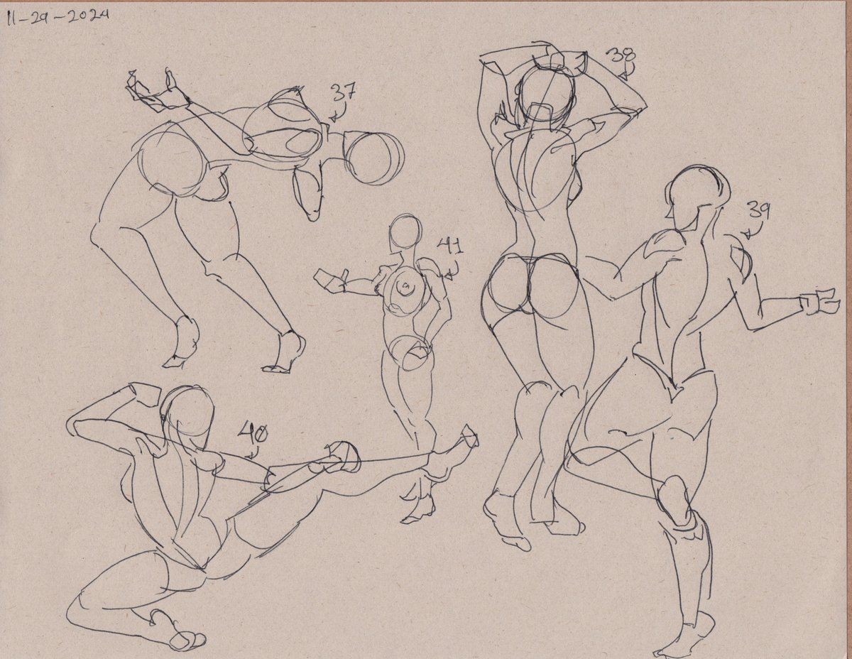 MarsStudioArt's tweet photo. Posemaniacs gesture drawing - For tonight 2/3 https://t.co/n1aZRaU7aa