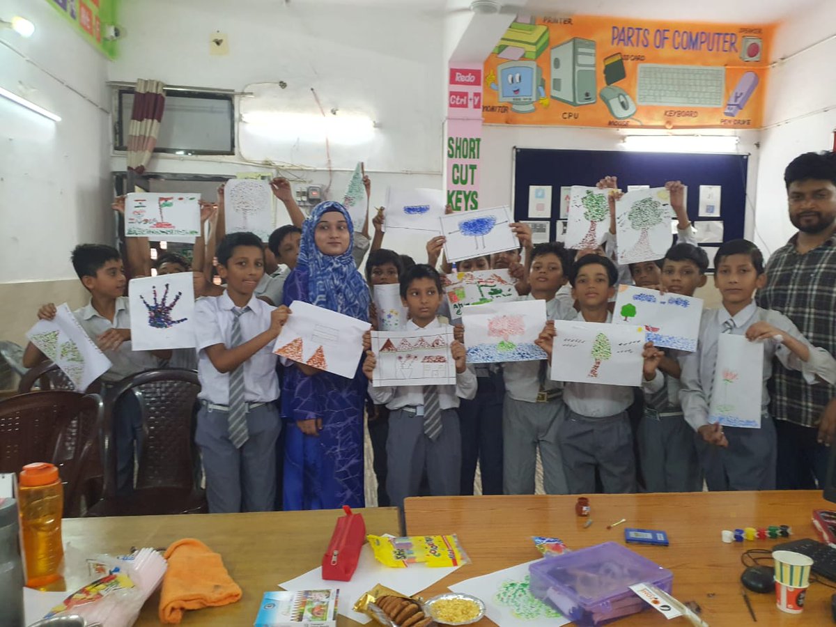 DIETDaryaganj's tweet photo. Waniya Taj D.El.Ed. Trainee of DIET Darya Ganj is actively participating in #Vidyanjali as #Volunteer and conducting different activities in School https://t.co/pFrTBjSg5H