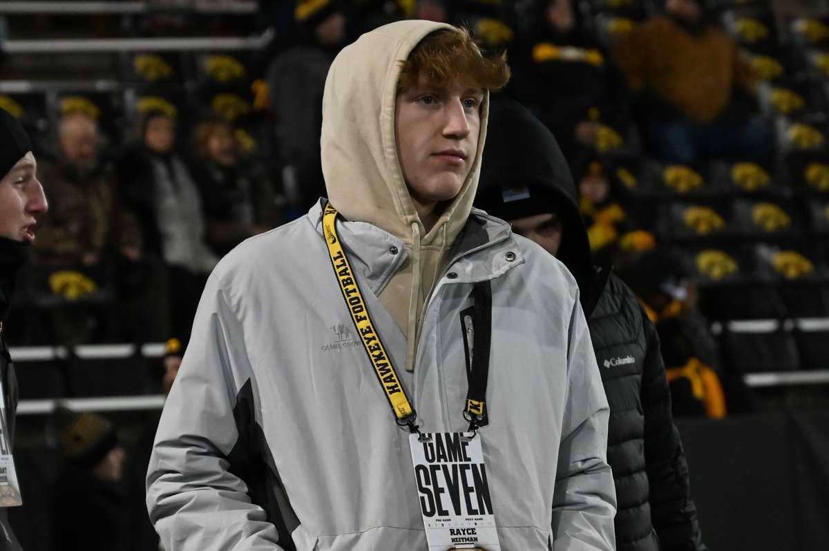 Iowa PWO commit Rayce Heitman at Kinnick Stadium to watch the Hawkeyes tonight bit.ly/418N3tW