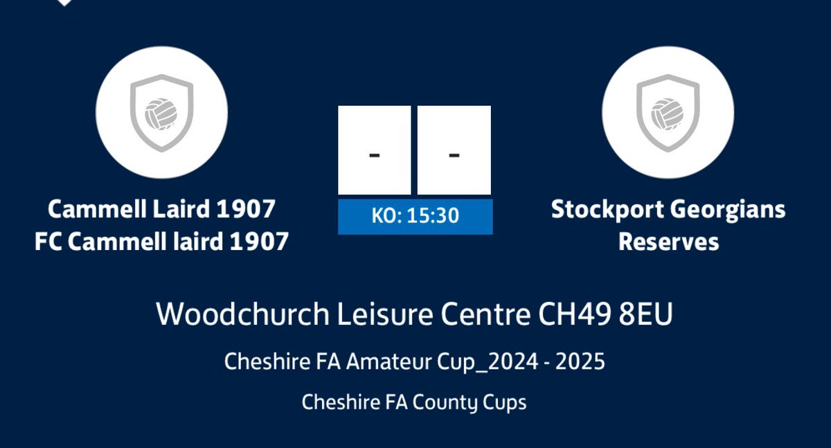 Cammell Lairds 1907 Reserves tweet media