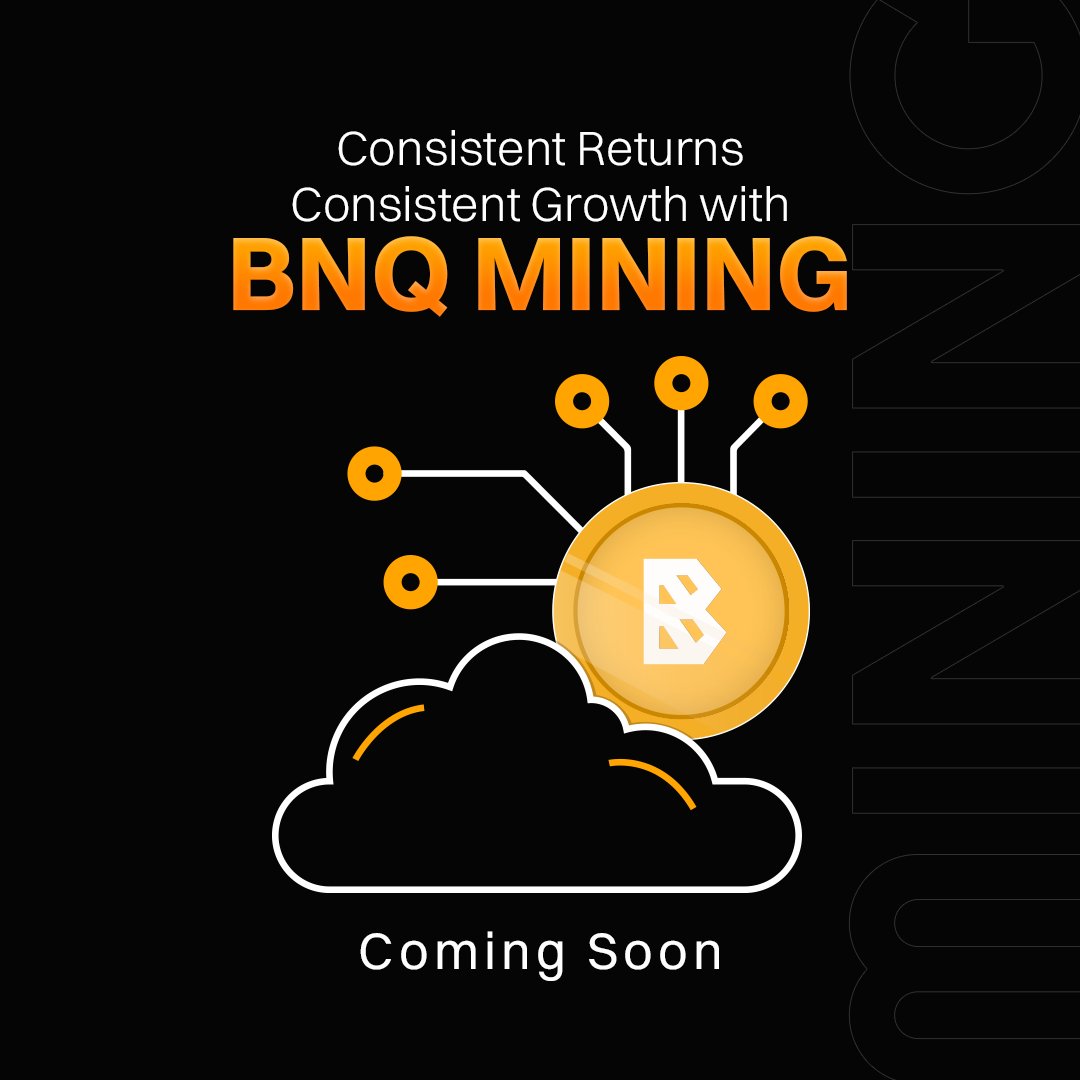 BNQGlobal's tweet photo. Earn steady returns in a deflation-driven ecosystem. 
#BNQ #Mining keeps you growing!💹
.
.
#BNQMining #ConsistentReturns #CryptoMining #FinancialGrowth https://t.co/rdd5vOrAXt