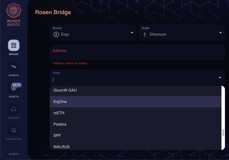 AllCyberpunkCom's tweet image. You can now use all these #Ergo tokens on #RosenBridge, added a few hours ago 🔥

✅ $Ergone
✅ $Bober
✅ $CYPX
✅ $AHT
✅ $EPOS
✅ $GIF
✅ $GluonW GAU
✅ $GluonW GAUC
✅ $MEW
✅ $Paideia
✅ $QUACKS
✅ $Troll
✅ $WALRUS

#Ergo #Cardano #Bitcoin #Ethereum