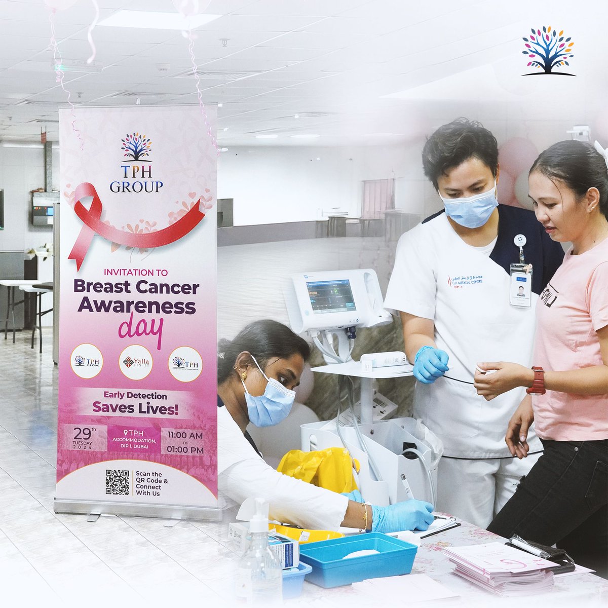 ThePerfectHelp's tweet photo. Breast Cancer Awareness Day at TPH Group – The Perfect Help 🌸
At TPH, we are more than just a workplace—we are a community built on care, trust, and support. Thank you to everyone who joined us today. Your health matters, and we are with you. 💕
#TPHGroup #breastcancer https://t.co/xEHR3Qz1IV