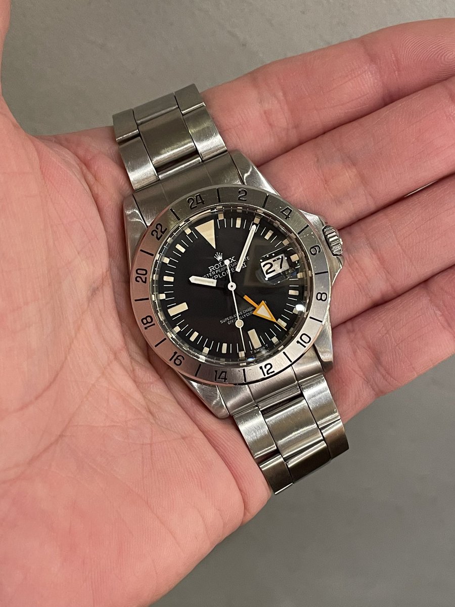 909_lab_nakano's tweet image. ROLEX 
EXPLORER Ⅱ
Ref.1655
Ser.40〜
1975年製
時計のみ
Dial：MK2
Bezel：MK2
Bracelet ：380/7836
お問い合わせ
商品コード：233820

※ラボ中野店限定在庫ではありません。

#ROLEX
#EXPLORER2 
#ロレックス
#エクスプローラー2