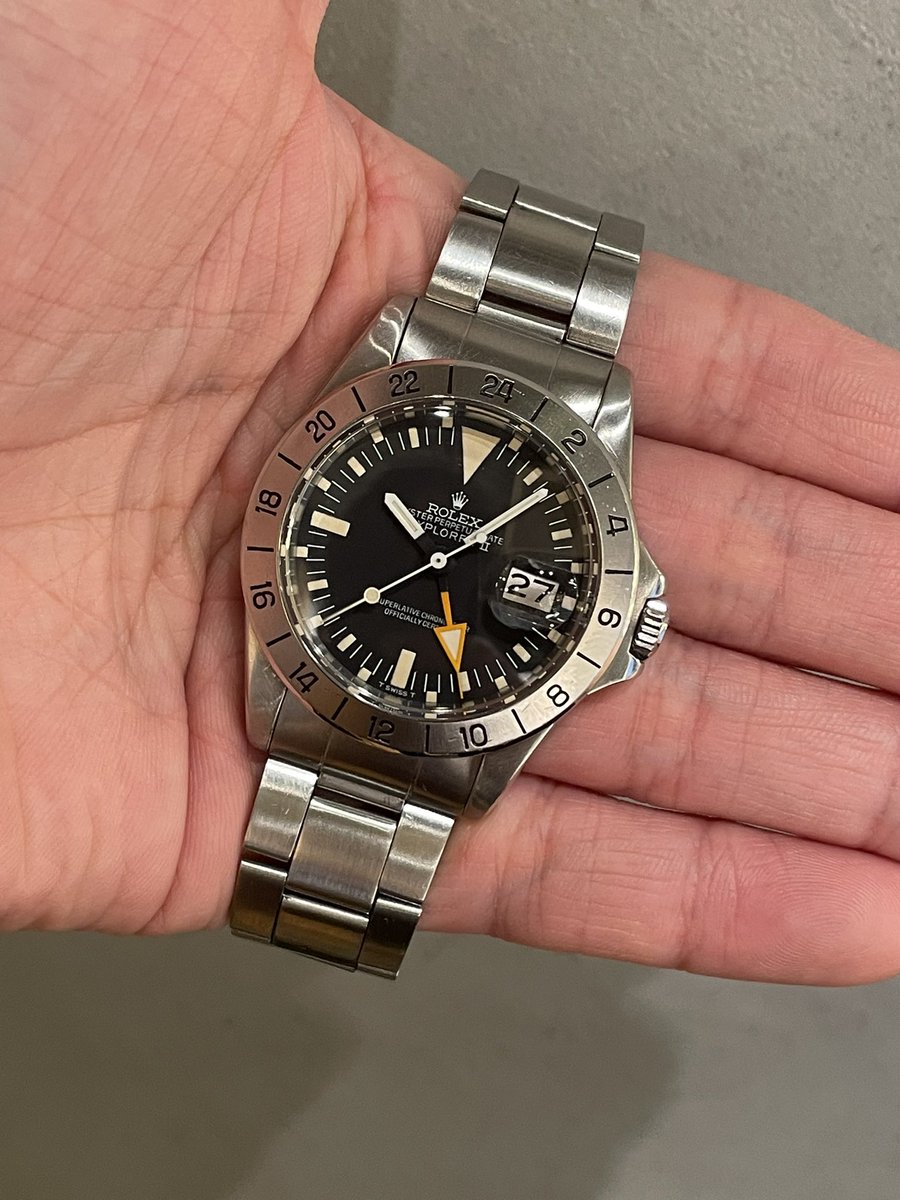 909_lab_nakano's tweet image. ROLEX 
EXPLORER Ⅱ
Ref.1655
Ser.40〜
1975年製
時計のみ
Dial：MK2
Bezel：MK2
Bracelet ：380/7836
お問い合わせ
商品コード：233820

※ラボ中野店限定在庫ではありません。

#ROLEX
#EXPLORER2 
#ロレックス
#エクスプローラー2