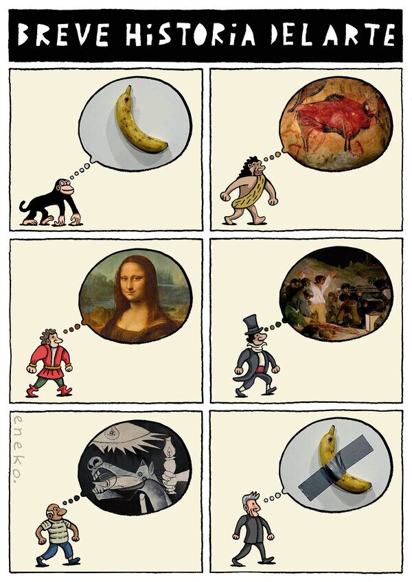 Breve historia del arte por Eneko.  Muy bueno.