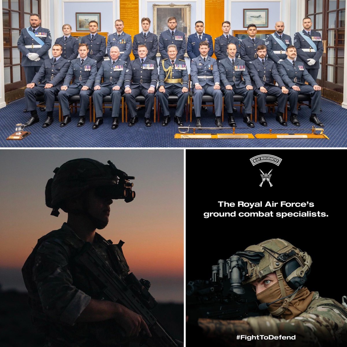 Air Cdre Paul 'Hammy' Hamilton (@commander_ge) on Twitter photo A pleasure to welcome the graduating officers of Junior Regiment Officers Course 129 into the <a href="/RAF_Regiment/">RAF Regiment</a>, Alongside their <a href="/Luftforsvaret/">Royal Norwegian Air Force</a> and <a href="/UnitedStatesAF/">United States AirForce</a> colleagues.
They will now be assigned to lead and direct specialist Air Force Protection for the <a href="/RoyalAirForce/">Royal Air Force</a>! A pleasure to welcome the graduating officers of Junior Regiment Officers Course 129 into the <a href="/RAF_Regiment/">RAF Regiment</a>, Alongside their <a href="/Luftforsvaret/">Royal Norwegian Air Force</a> and <a href="/UnitedStatesAF/">United States AirForce</a> colleagues.
They will now be assigned to lead and direct specialist Air Force Protection for the <a href="/RoyalAirForce/">Royal Air Force</a>!