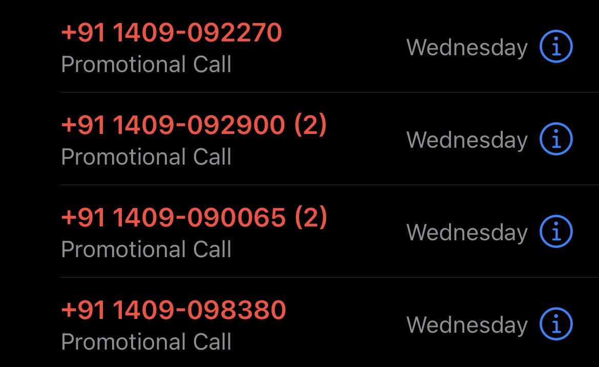 divyeag's tweet photo. What the hell is wrong with Airtel.. spam calling 5-7 times within minutes is their latest form of harassment. @airtelindia @Airtel_Presence @airtelnews is will change my network if this doesn’t stop with immediate effect. https://t.co/ca9J2gQ8dB