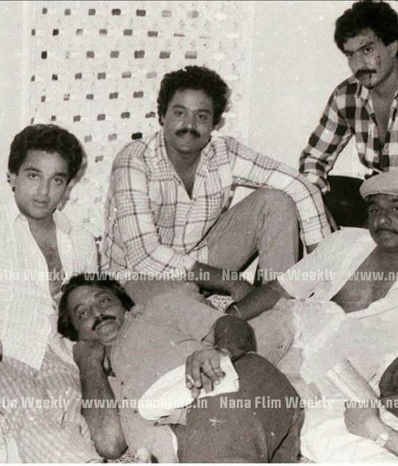 BadriSanthanam's tweet photo. Blast from the past ❤️❤️

#Nammavar #KamalHaasan with #MGSoman and #SureshGopi ❤️❤️

#ThugLife | #Indian3 | #Kalki2 | #KH237 | https://t.co/WuJiMn3Zgp