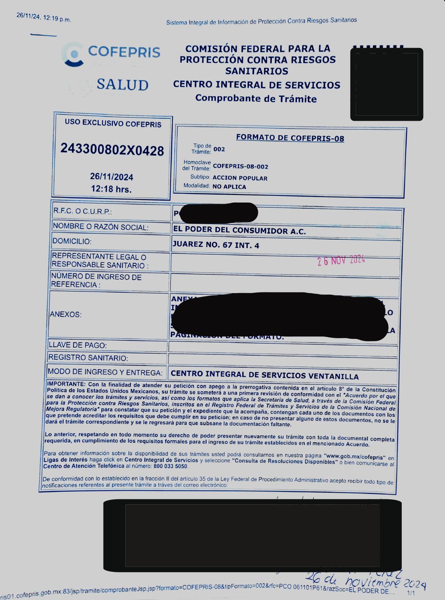 Poder del Consumidor (@elpoderdelc) on Twitter photo 📢A través de una denuncia sanitaria, solicitamos a <a href="/COFEPRIS/">COFEPRIS</a> sancionar y detener las #CaravanasNavideñas de Coca-Cola por violar la ley, considerando que estos actos publicitarios tienen un fuerte impacto en la población infantil.
#NavidadSinCocaCola elpoderdelconsumidor.org/2024/11/exigim… 📢A través de una denuncia sanitaria, solicitamos a <a href="/COFEPRIS/">COFEPRIS</a> sancionar y detener las #CaravanasNavideñas de Coca-Cola por violar la ley, considerando que estos actos publicitarios tienen un fuerte impacto en la población infantil.
#NavidadSinCocaCola elpoderdelconsumidor.org/2024/11/exigim…