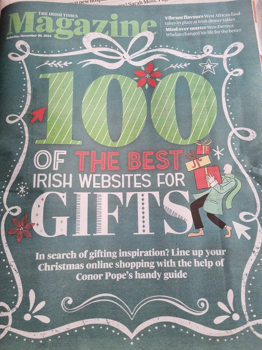 TheCompanyofBooks (@companyofbooks) on Twitter photo Great to make the list of the 100 Best Irish websites for gifts in today's <a href="/IrishTimes/">The Irish Times</a>! There are fantastic Irish businesses on this handy guide. Many thanks to <a href="/conor_pope/">Conor Pope</a> for the mention 🎄 Great to make the list of the 100 Best Irish websites for gifts in today's <a href="/IrishTimes/">The Irish Times</a>! There are fantastic Irish businesses on this handy guide. Many thanks to <a href="/conor_pope/">Conor Pope</a> for the mention 🎄