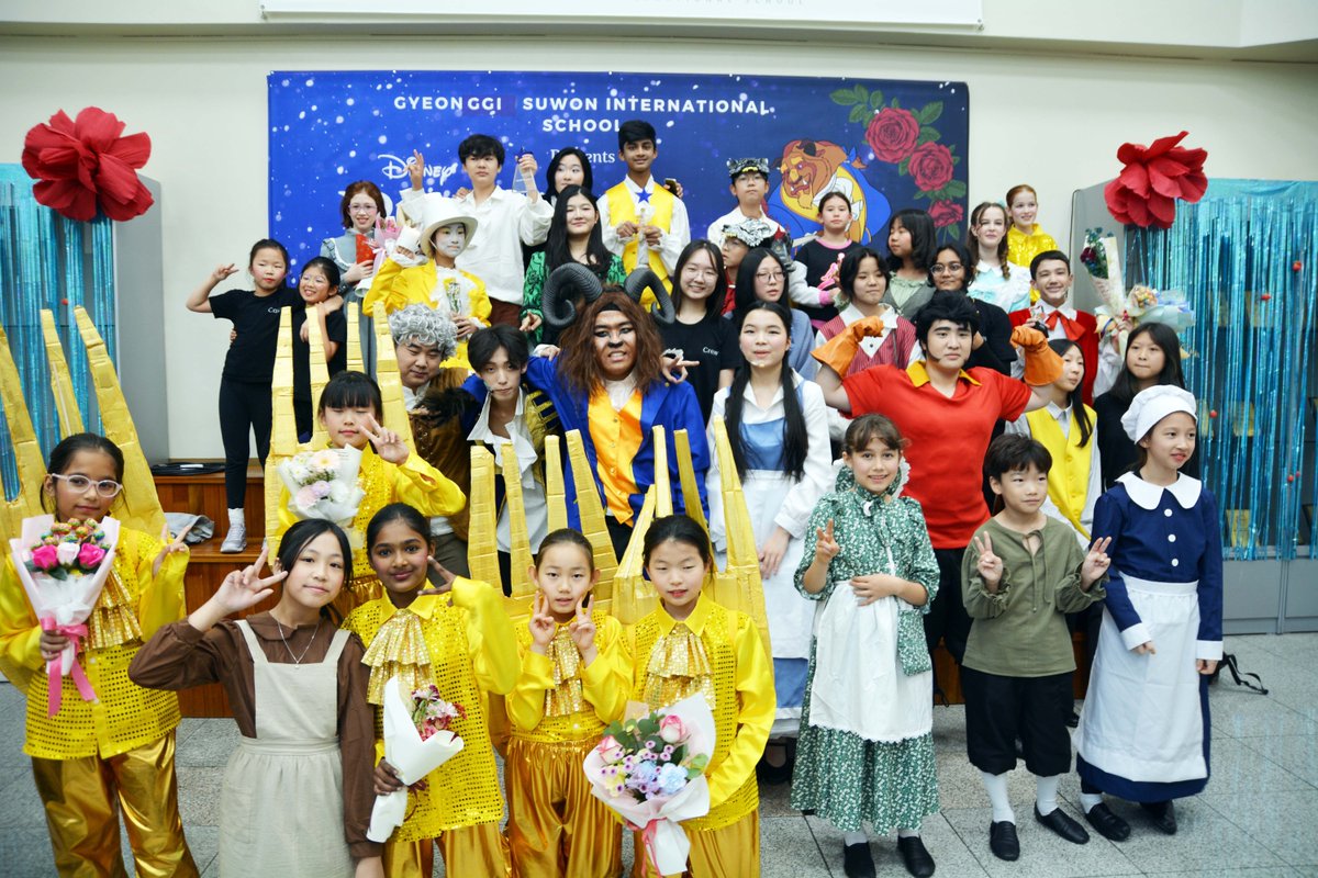 🎭✨ Bravo! Our elementary &amp; secondary students poured their passion and hard work into the Beauty and the Beast musical, bringing it to a spectacular close. 🌹💫 A huge congratulations to all the cast and crew for their incredible achievements! 👏🎉