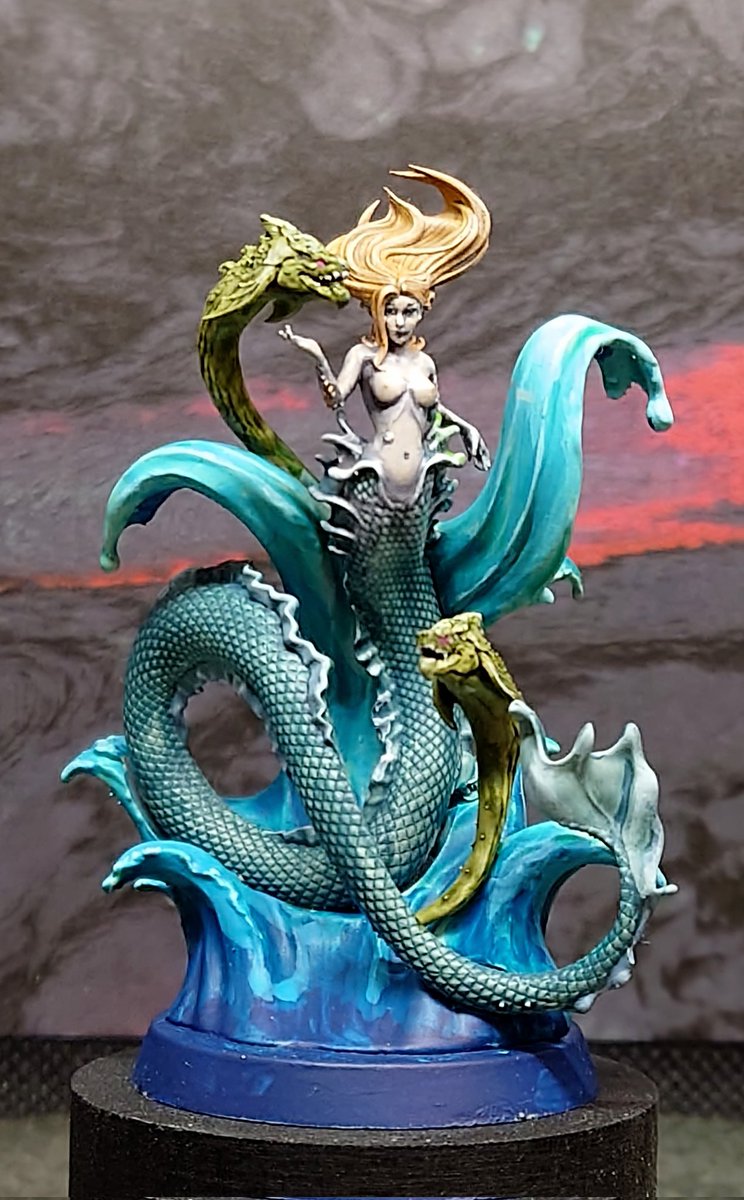 そばがき (@atom_ram_mori) on Twitter photo Zehenna 蛇体の姫
#サベージランド(<a href="/SavageLandMini/">サベージランドミニチュア</a>)
クリエイター:Dungeon and Maidens
ドーターオブカインが陸の蛇人なら、これは海の蛇人、人魚姫もこの一族という設定
#fantasy #miniaturepainting #warhammer Zehenna 蛇体の姫
#サベージランド(<a href="/SavageLandMini/">サベージランドミニチュア</a>)
クリエイター:Dungeon and Maidens
ドーターオブカインが陸の蛇人なら、これは海の蛇人、人魚姫もこの一族という設定
#fantasy #miniaturepainting #warhammer