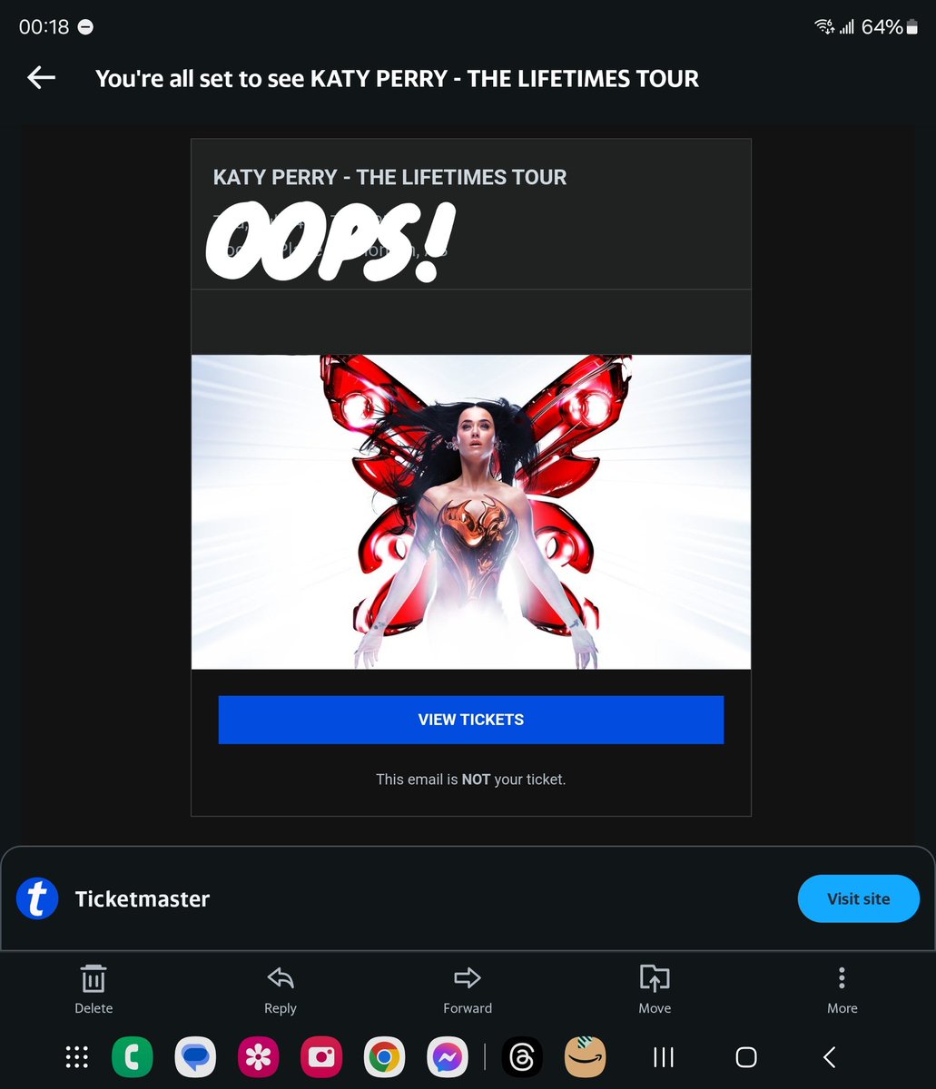 immsiie's tweet photo. Guess who just got a ticket for Katy Perry's concert! 🙉 https://t.co/BqxsW82fLf
