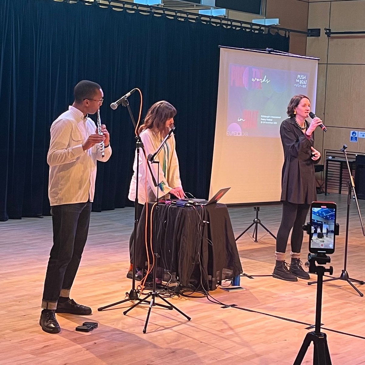 DavidRSimpson_'s tweet photo. Last weekend! Had an awesome time in Edinburgh running sound and lights at the Push The Boat Out poetry festival @ptbopoetry #livesound https://t.co/8PJWcMHcRl