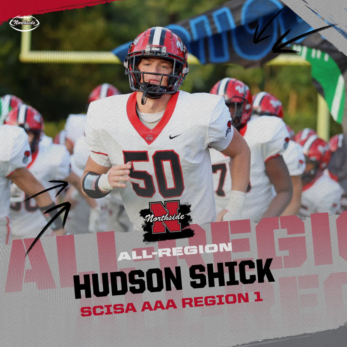 NCAAthletics_'s tweet photo. 🏈 Congrats to our Varsity Football athletes on an incredible season! 🏈

All-Region Team:
JR Kinard
Jake Jeffrey
Logan Gouveia
Zack Gebherd
Hudson Shick
Trevor Hoffman
Christian Hickman
Sam Burks (Region Offensive POY)

Proud of you, Crusaders! #allN https://t.co/N629cMxIwc