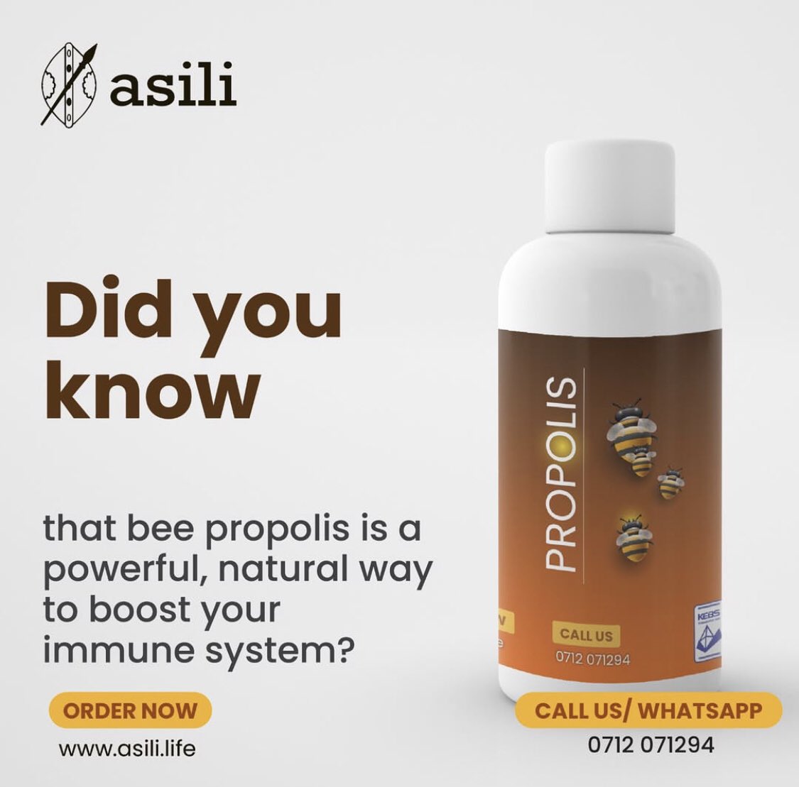 asili_life's tweet image. As the temperatures drop, colds become more common—but nature has our back! Did you know that bee propolis is a powerful, natural way to boost your immune system? 🐝✨

Order via 👇🏾
💻 asili.life
☎️ 0712071294

#propolis #beepropolis #naturalpropolis