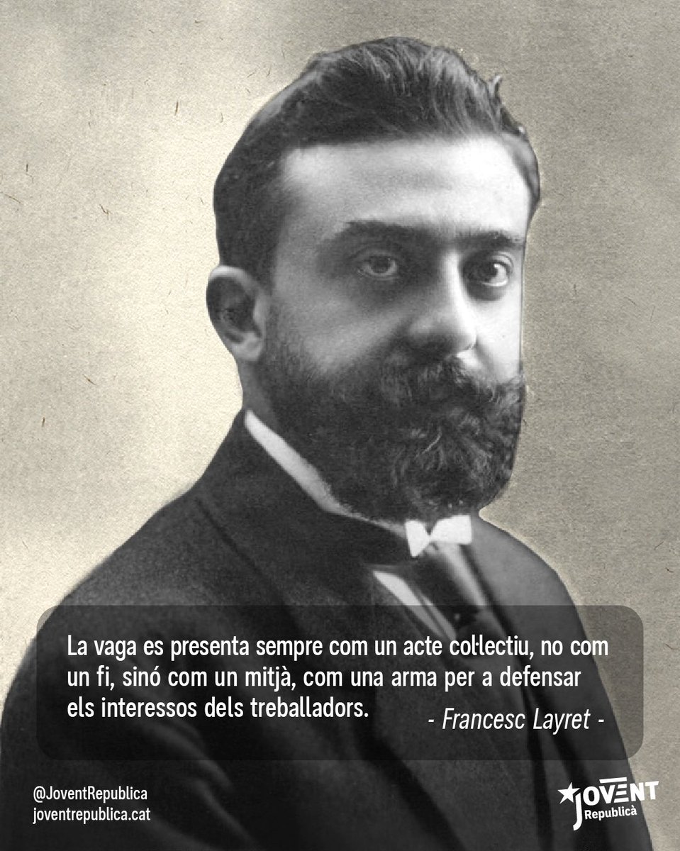 🔴Un 30 de novembre de 1920, 20 bales de la patronal van assassinar Francesc Layret, advocat laboralista i polític català

 ✊🏽Avançat al seu temps, ens va ensenyar que la lluita social i nacional són indestriables. Ni oblit ni perdó!