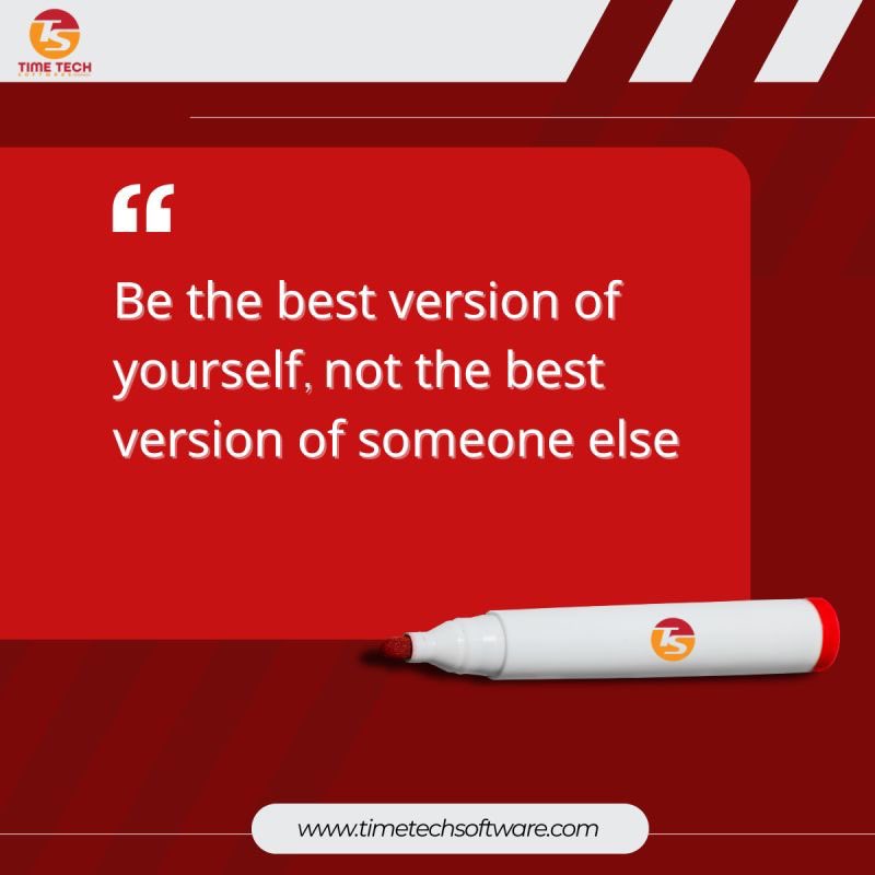 TimeTecSoftware's tweet image. ✨ "Be the best version of yourself, not the best version of someone else." ✨
Let’s inspire each other to be authentic, innovative, and fearless as we continue to create impactful solutions.
#Motivation #GrowthMindset #TimeTechSoftware #BeYourself