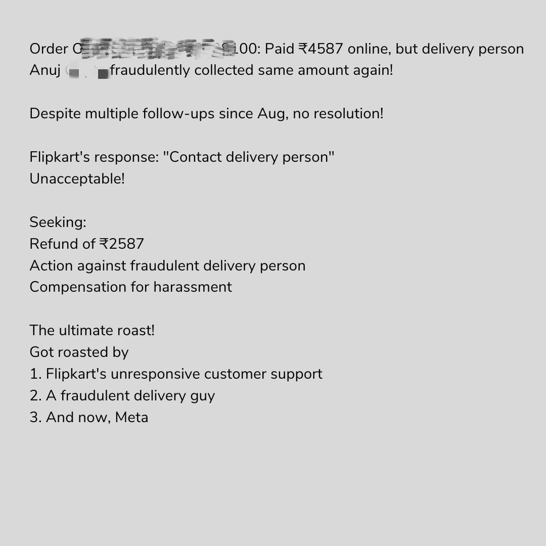 sabarimukil's tweet image. @flipkartsupport, 63 DAYS &amp;amp; NO RESOLUTION! Fix my issue or refund my money! Tired of broken promises and ignored messages. @flipkart #FlipkartFail #CustomerSupportNightmare