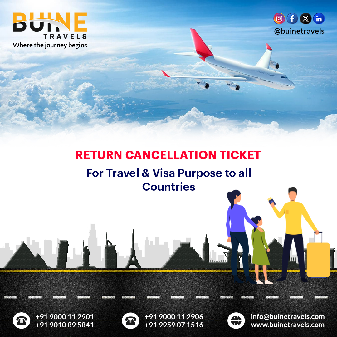 buinetravels's tweet image. Return Cancellation Ticket For all travel &amp;amp; visa purposes to all countries
.
.
#cancelstudentdebt #visachange #canceleria #cancelverifiedshenyue #cancelkavanaugh #cancelbolsonaro #noise #appointment #rights #holiday #philately #days #law #airlines #canceles #flights #coronavirus