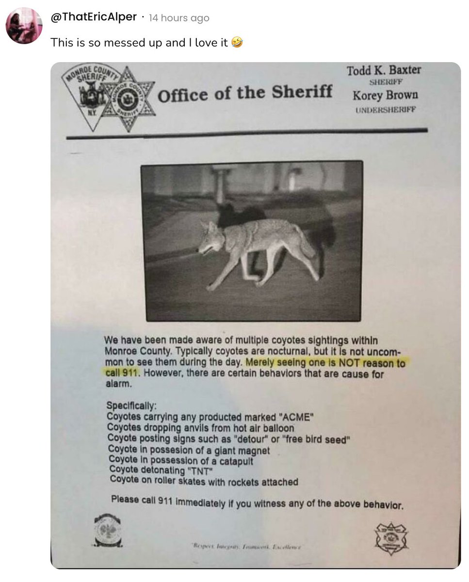 GeorgeTakei's tweet image. Pretty funny if you Acme.