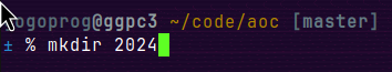 It's time ! #AdventOfCode