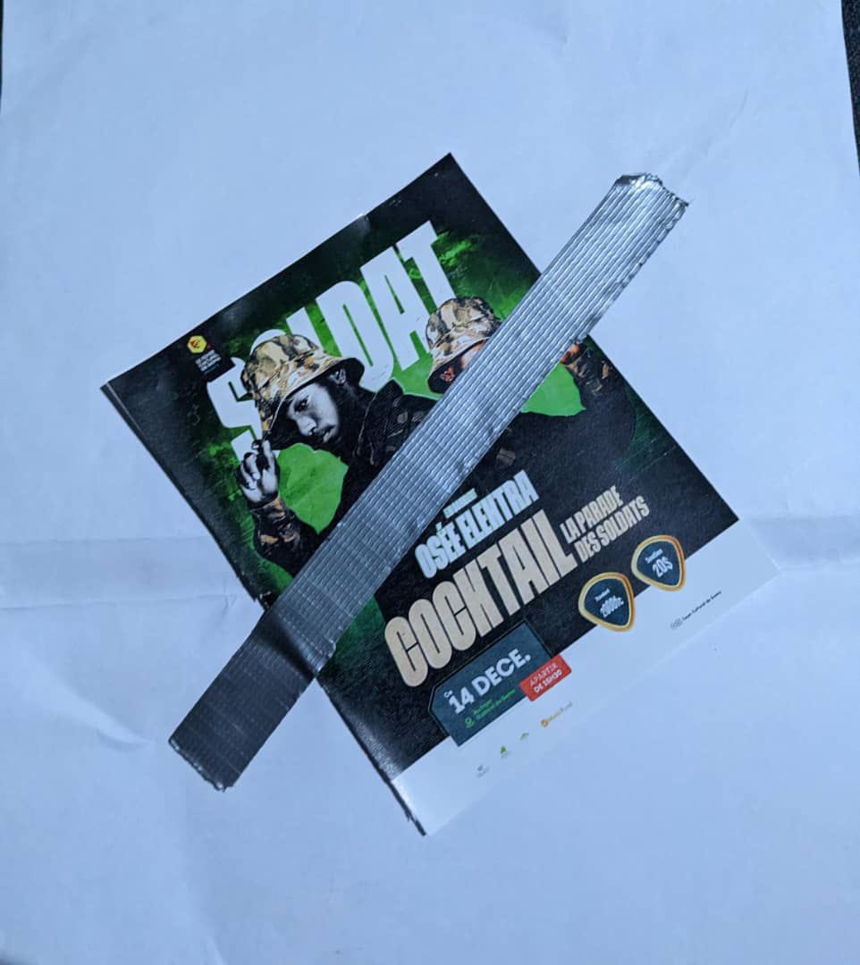 Aux enchères… la billetterie pour le concert slam-rap de <a href="/Osee_Elektra15/">Osée Elektra</a> est ouverte. 

RDV le 14 décembre au Foyer culturel de Goma. #rdc