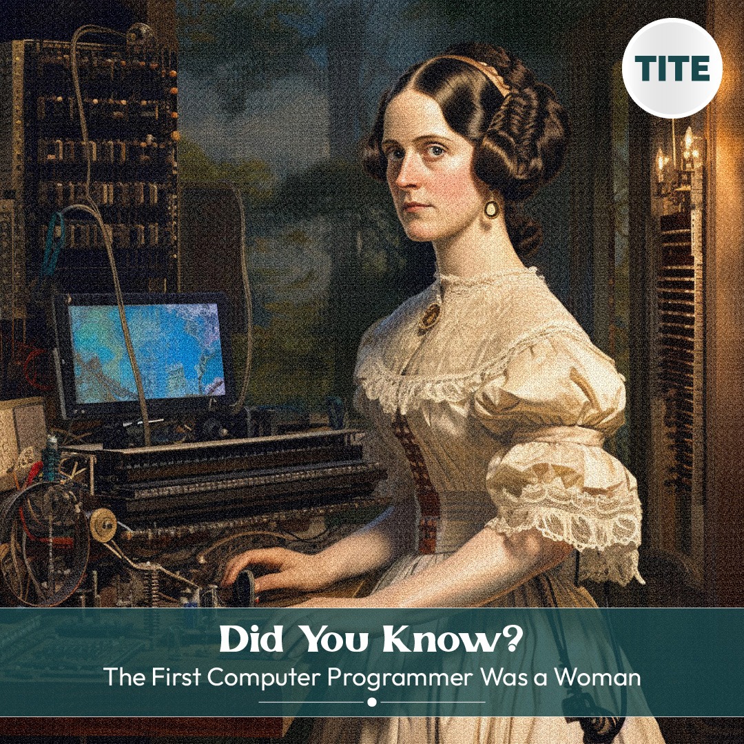 tite_official_'s tweet image. Ada Lovelace, an English mathematician, is often considered the first computer programmer. In the mid-1800s, she created an algorithm for Charles Babbage's early mechanical general-purpose computer, the Analytical Engine.
#AdaLovelace #FirstProgrammer #WomenInSTEM #TITE