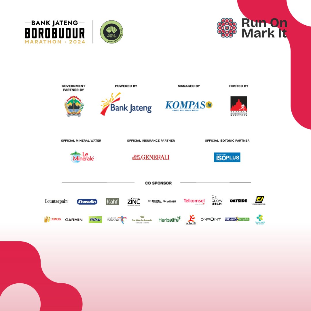 starjogja's tweet photo. Pelari Bank Jateng Borobudur Marathon 2024, simak informasi berikut ini! https://t.co/uIbHG0AXBv